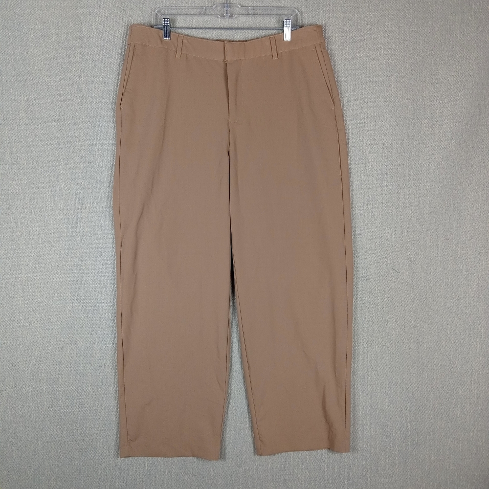 Studio By Torrid Pants Womens 10R Camel Wide Leg High Rise Trousers NWT